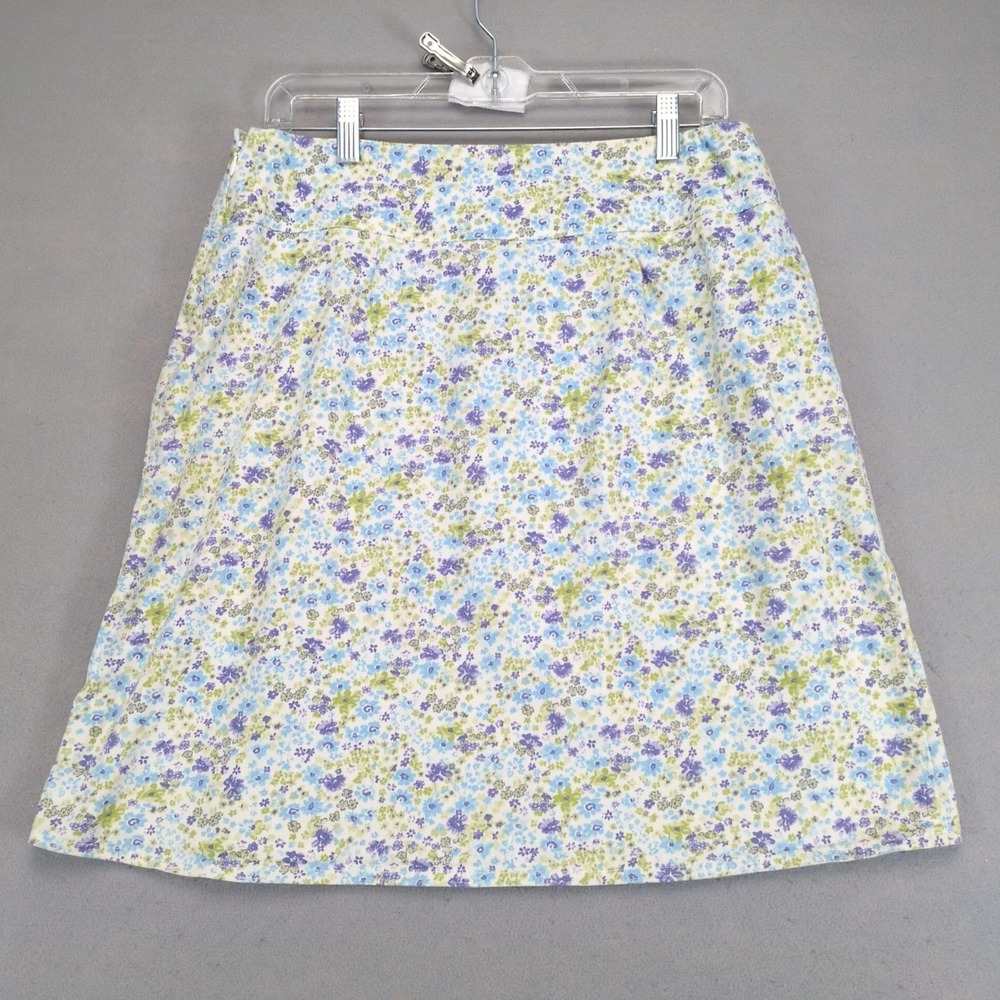 Chaus Liberty Floral A-Line Knee-Length Skirt Sz 8 Stretch 30x21" Cottage Garden - Picture 2 of 8